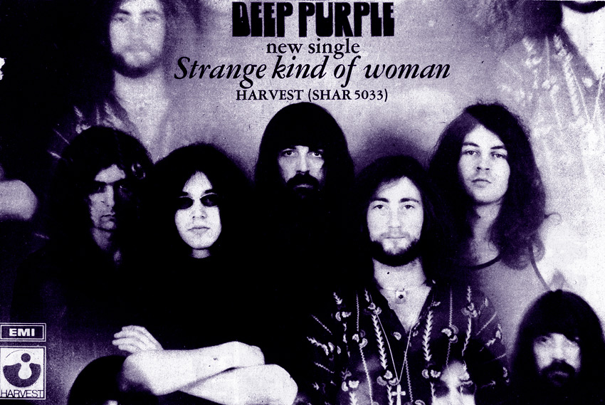 Deep Purple, Strange Kind Of Woman advert 1971
