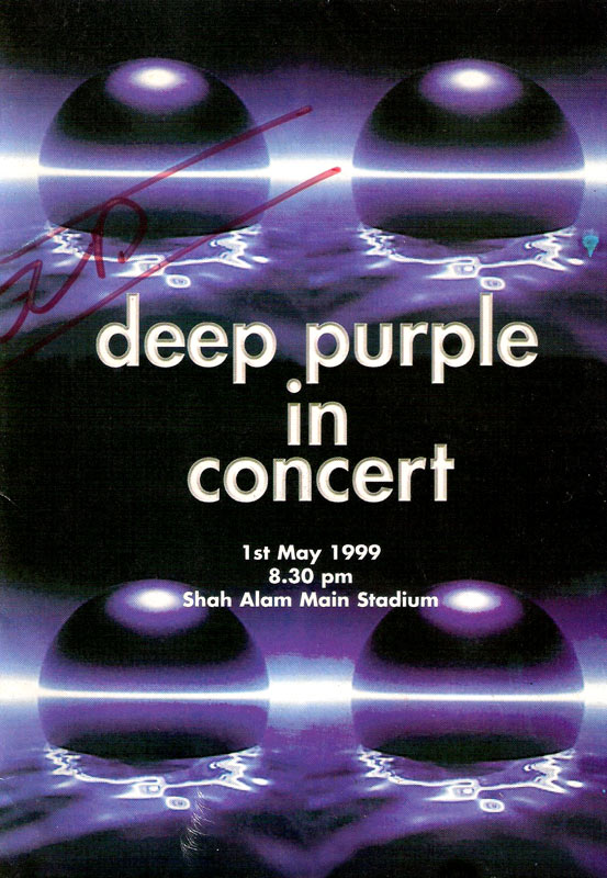 Deep Purple, Malaysia 1999 invitation