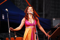 Katarzyna Laska, performing with  Jon Lord, live in Poland 2008