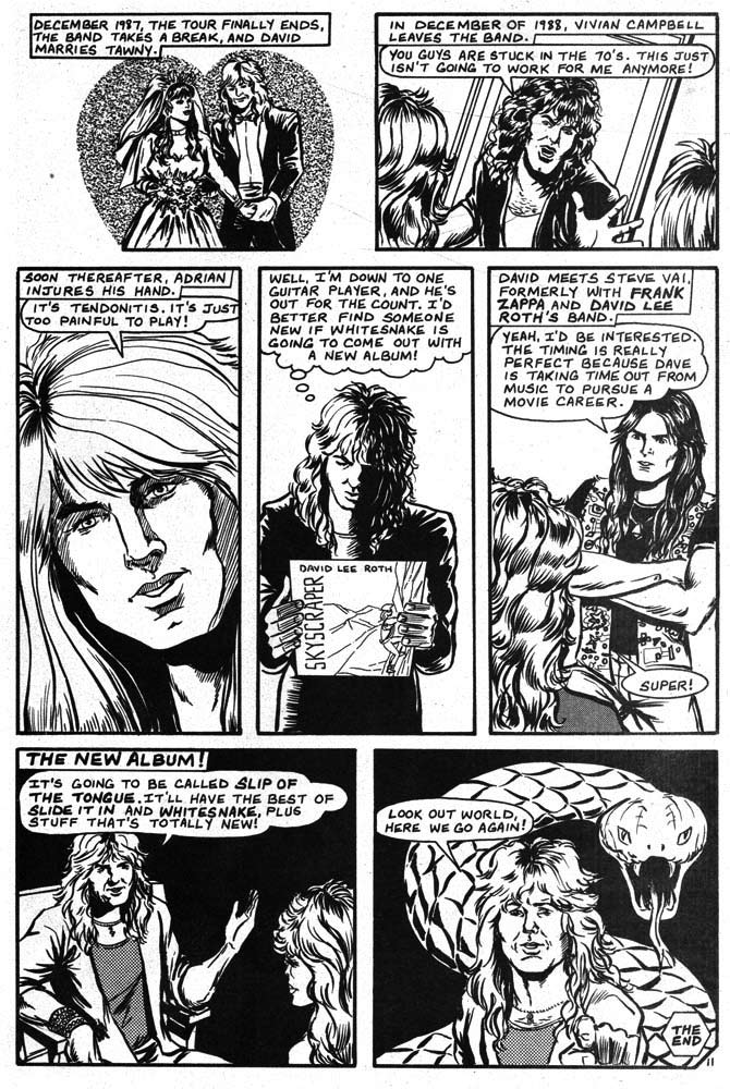 whitesnake comic book