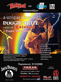 Doogie White live poster
