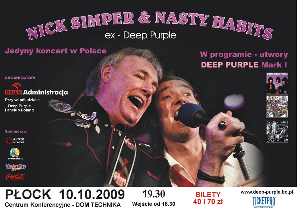 nick simper - poland 2009 poster