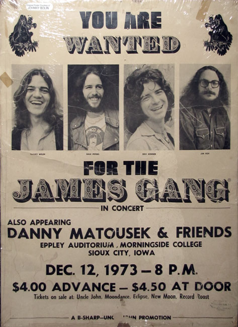 James Gang poster