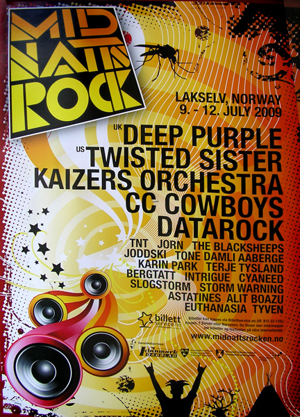 Deep Purple poster 2009
