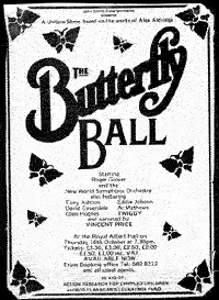 Butterfly Ball advert 1975